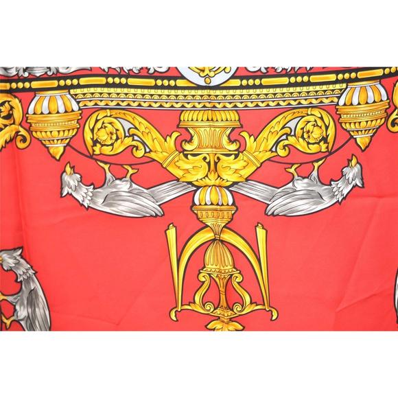 Auth Christian Dior Scarf Bird Motif #76130C11B - Picture 7 of 15